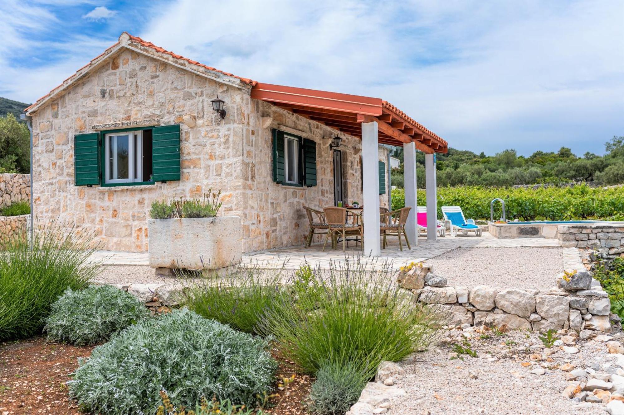 Račišće Vineyard House & Olive Grove Houseヴィラ エクステリア 写真